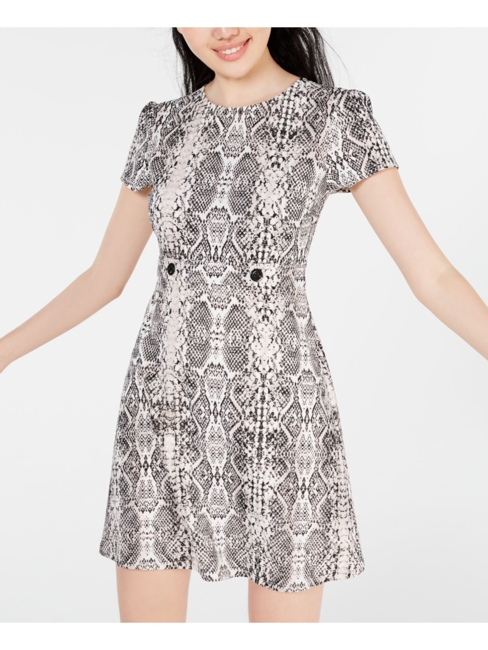 🐍 City Studio Snakeskin Print Mini Dress | Juniors Size 7